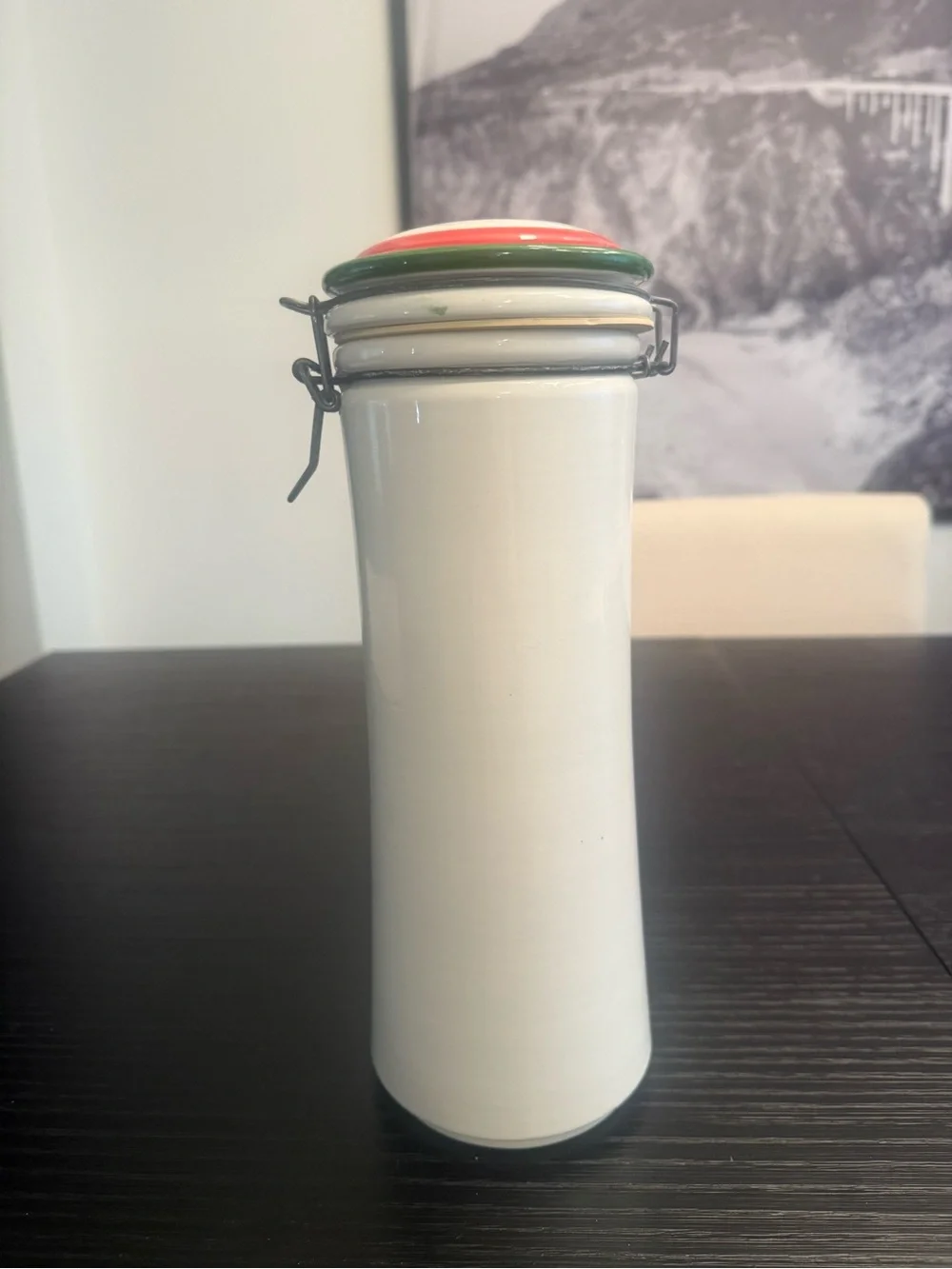 Baldelli Italia Pottery Ceramic Pasta Canister Container Pasta Noodle Keeper